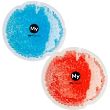 Heiß-/Kaltkompresse | PVC | Wasserperlen | Runde Form