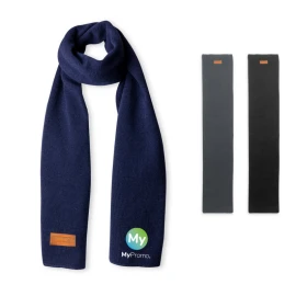 Scarf | Elastic acrylic | With PU patch
