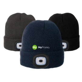 Beanie with LED | Acryl | 58cm headsize | USB charger
