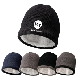 Knitted hat | Acrylic & teddy lining | One size fits all | Warm
