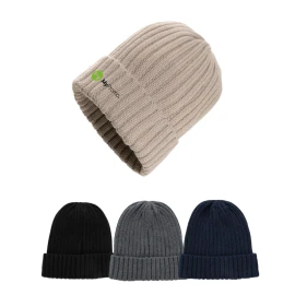 Bonnet à grosses côtes | Acrylique & polyester recyclé | Avec traceur AWARE™ | Durable