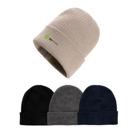Bonnet avec revers | Acrylique & polyester recyclé | Avec traceur AWARE™ | Durable
