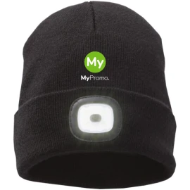 Knit beanie | Acrylic | Double layered | Removable & rechargeable headlight