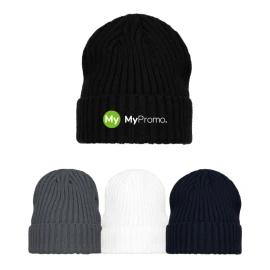 Knitted beanie | Acrylic | Head size: 58cm | Embroidery