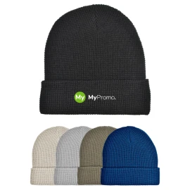 Waffle knitted beanie | Polyacryl | Head size: 58cm | Comfortable