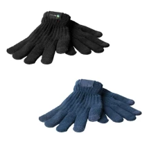 Touchscreen-Handschuhe | Acryl | Mit Etikett | Warm