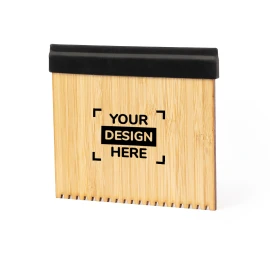 Ice scraper | Bamboo | Serrated edge | Cleaning accessory
