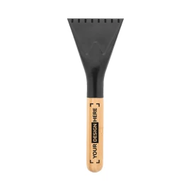Ice scraper | Recycled ABS and bamboo | Bamboo handle