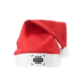 Bonnet de Noël | Feutrine | Avec pompon | Bestseller