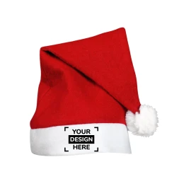 Chapeau de noël | PU | 42 x 30 cm | Classique | Avec pompon