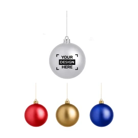 Palla di Natale | Plastica | Ø 8cm | Finitura opaca