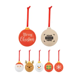 Ornement d'arbre de Noël | Contreplaqué de bouleau | Design de Noël & ruban rouge