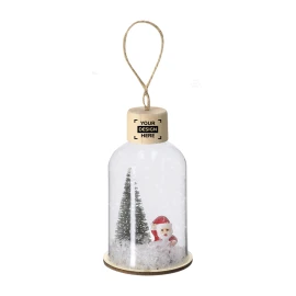 Ornamento di Natale | Vetro durevole | Luce LED