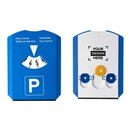 Disco de estacionamiento | Plástico | Raspador de hielo | Tres monedas para carrito de compras