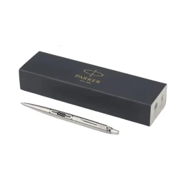 Stylo à bille Parker Jotter | Acier inoxydable | Encre bleue | Avec boîte cadeau