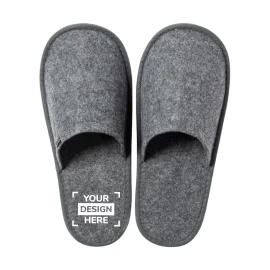 Slippers | Felt rPET | Padded | Eco-friendly