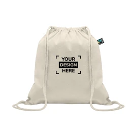 Sac à cordons | Coton 180 gr/m² | 37x41cm | Fairtrade