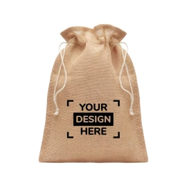 Sac à cordon moyen | Jute | 25x32cm