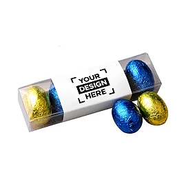 Easter eggs | Milk, dark, white Belgian chocolate | 50g | Freshly produced