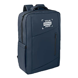 15" Laptop-Rucksack | Recyceltes PET 600D mit PU-Beschichtung | 15 L | 32x12x45 cm | Gepolstertes Laptopfach