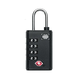 Lucchetto a combinazione TSA | ABS e ferro | Codice a 4 cifre | Accessorio da viaggio