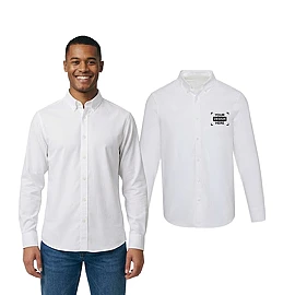 Camicia Oxford da uomo | Cotone BCI 165 g/m² | Maniche lunghe | Vestibilità regular | Colletto button-down