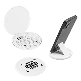 Charging cable set | Recycled ABS | 60W | 6-in-1 | Phone stand