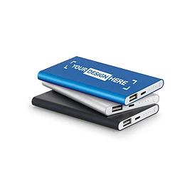 Batería externa | ABS reciclado y aluminio reciclado | 4.000 mAh | Indicador LED de batería