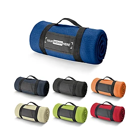 Fleece blanket | Fleece 180 g/m² | 150x120cm | Removable carry handle