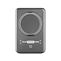 WARSHEL 10. Power bank magnetico da 10'000 mAh con caricatore wireless superveloce da 15W in ABS riciclato (100% rABS) con