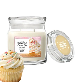 Yankee Candle | Duftkerze | Glas | Vanilla Cupcake | 50 Stunden Brenndauer