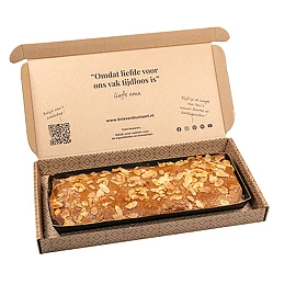Brievenbus gevulde speculaas | Amandelspijs | Traditionele traktatie
