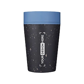Circular&Co koffiebeker | Gerecyclede koffiebekers & PP | 227 ml | Dubbelwandig | 360° drinkdeksel