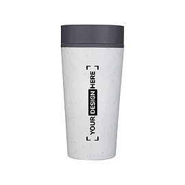 Circular&Co koffiebeker | Gerecyclede koffiebekers & PP 213 g | 340 ml | Dubbelwandig | 360° drinkdeksel