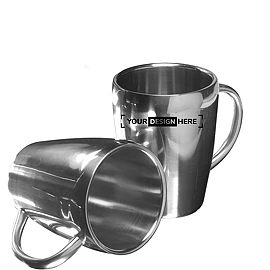 Thermo cup | Stainless steel | 200ml | Set of 2
