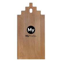 Staffelgiebel-Hausbrett | Buchenholz | 35x17 cm | Hergestellt in Europa