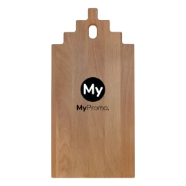 Stepped gable house plank | Beech wood | 35x17 cm | Made in Europe