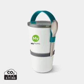 Lunchpot | Polypropylen & tritan | 0,9 l | Auslaufsicher | Spork