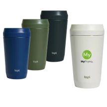 Topl thermosbeker | Roestvrij staal | 354 ml | 360° deksel | 5 uur warm