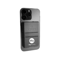 Telefoon portemonnee | Polyurethaan | 6,6 x 9,6 x 1 cm | MagSafe-compatibele case