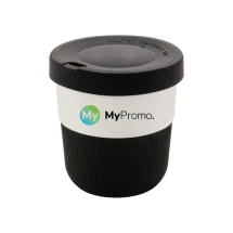 Isolierbecher | PLA | 280 ml | Mit Silikongriff | Nachhaltig