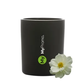 Jasmine scented candle | Glass & Bamboo | Elegant pot