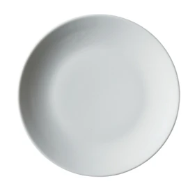 Piatto coupe | Ceramica | Bordo rinforzato | Smalto porcellana