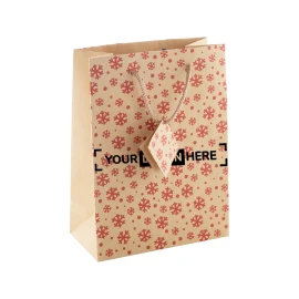 Piccola borsa regalo di Natale | Carta kraft
