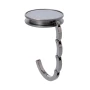 Tashanger | Metaal | ø45×10 mm | Met gunmetal afwerking en glanzende plaat