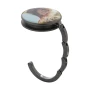 Tashanger | Metaal | ø45×10 mm | Met gunmetal afwerking en glanzende plaat