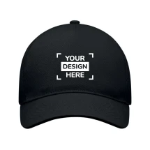 Gorra 5-Panel | Sarga de Algodón Pesado | Hebilla Plateada