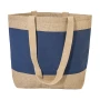 Bolsa de playa | Yute laminado y algodón | Asas largas
