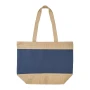 Bolsa de playa | Yute laminado y algodón | Asas largas