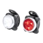 Fahrradlicht-Set | Kunststoff | USB wiederaufladbare Batterie | Inkl. Kabel